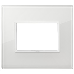 Placca 3M bianco totale diamante Eikon 