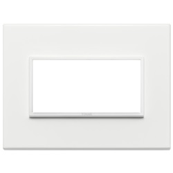 Placca 4M bianco totale
