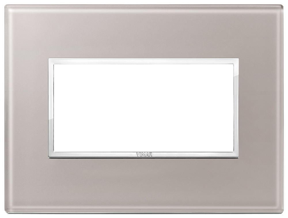 Placca 4M grigio perla