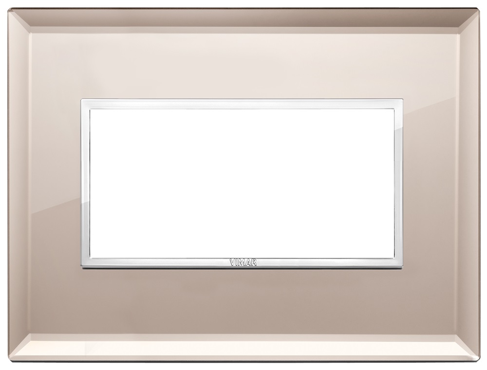 Placca 4M specchio bronzato