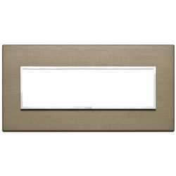 Placca 7M bronzo scuro