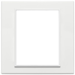 Placca 8M bianco totale