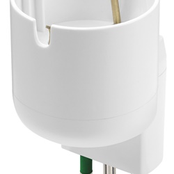 Adattatore elettrico bianco S11 spina 10A P30 presa 16A uso domestico e professionale