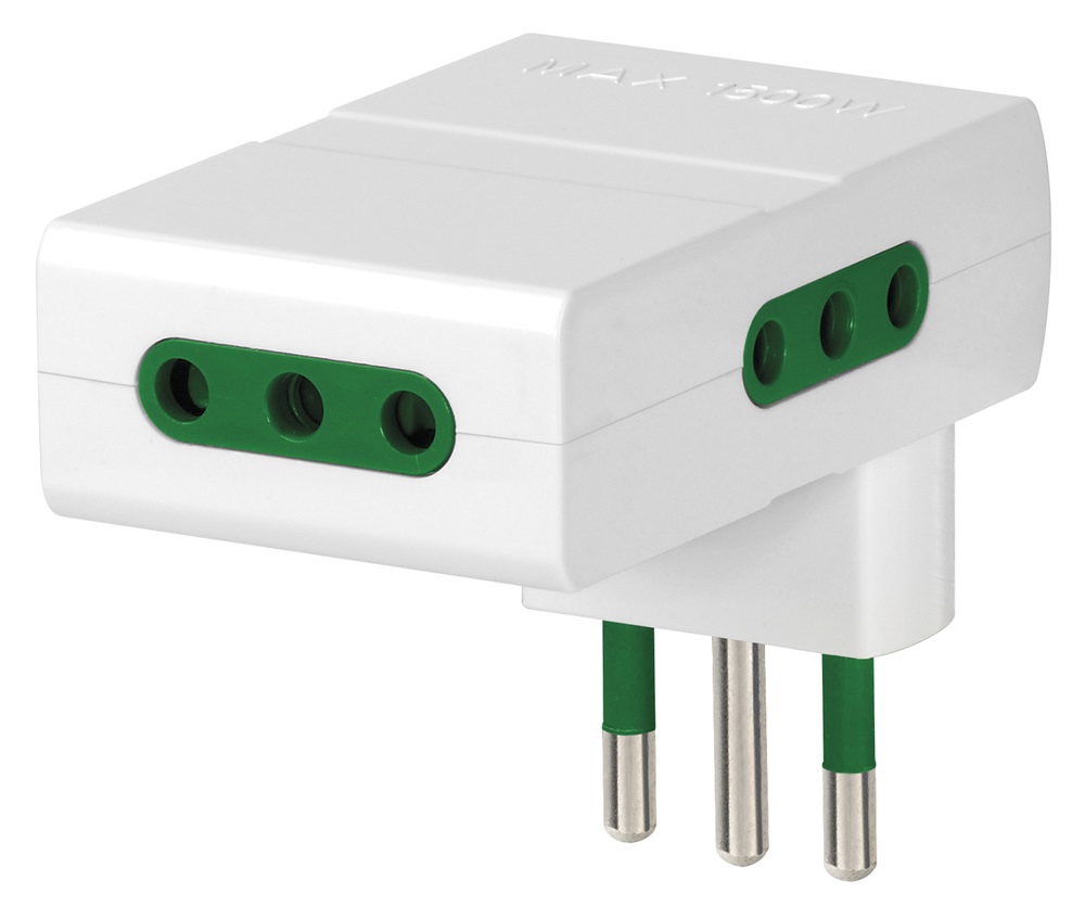 Adattatore mult. S11 + 3P11 bianco