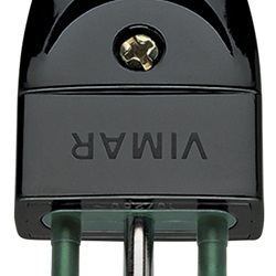 Spina SICURY 2P+T 10A S11 assiale nero