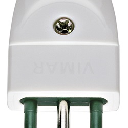 Spina SICURY  2P+T 10A S11 assiale bianco 