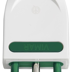 Spina 2P+T 16A 250V orientabile standard italiano S17-SPB17 bianco