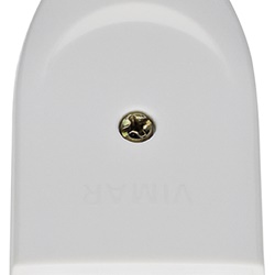 Presa 2P+T 16A P17 assiale bianco standard italiano uscita cavo assiale