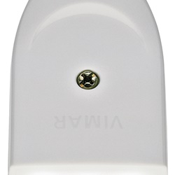 Presa 2P+T 16A P17/11 assiale bianco per uso elettrico standard italiano