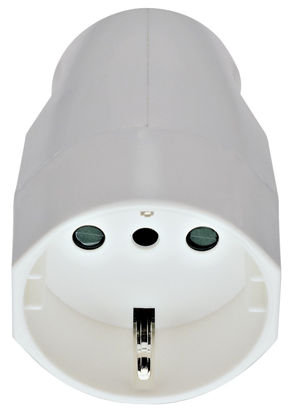 Presa 2P+T 16A P30 assiale bianco standard italiano uscita cavo