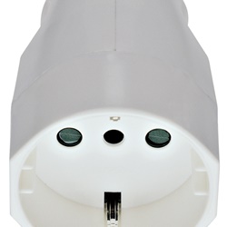 Presa 2P+T 16A P30 assiale bianco standard italiano uscita cavo