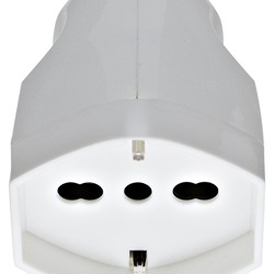 Presa mobile SICURY 2P+T 16 A 250 V~ assiale universale bianco