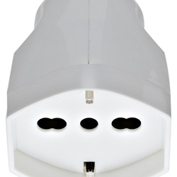 Presa mobile SICURY 2P+T 16 A 250 V~ assiale universale bianco