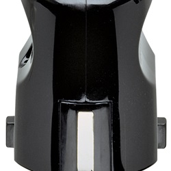 Spina 2P+T 16A tedesco assiale nero 