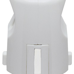 Spina 2P+T 16A tedesco assiale bianco 