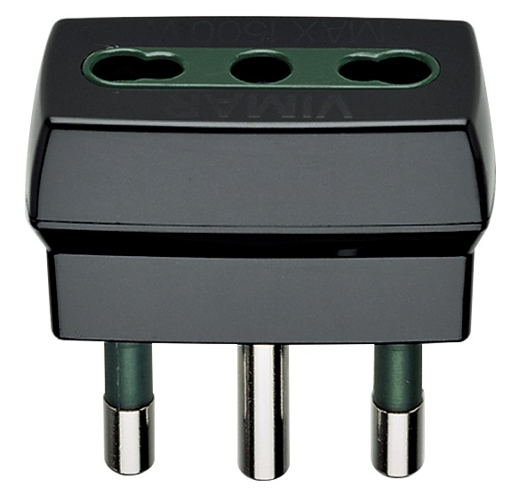 Adattatore S17 + P17/11 nero 