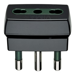 Adattatore S17 + P17/11 nero 