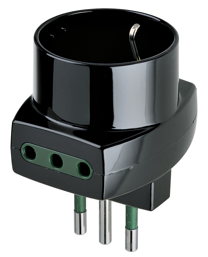 Adattatore mult. S11+2P11+P30 nero 