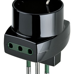 Adattatore mult. S11+2P11+P30 nero 