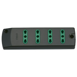 Presa mult. 4P17/11 nero 