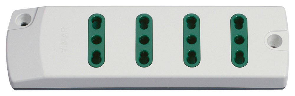 Presa mobile multipla 4P17/11 bianco 