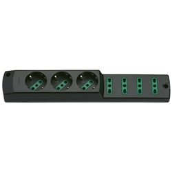 Presa mult. 3P30+4P17/11 nero 