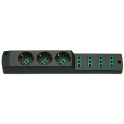Presa multipla mobile 3P30+4P17/11 16A 250V 3680W nero uso domestico e industriale