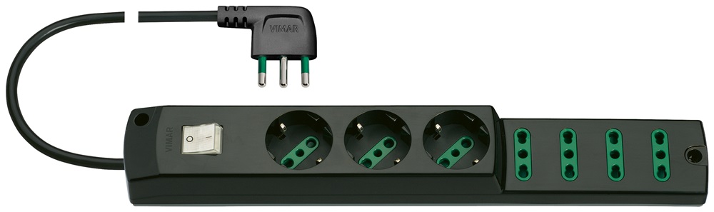 Presa mult.3P30+4P17/11+int.+S1790Â°nero 