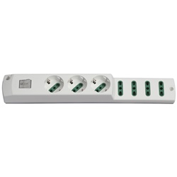 Presa mult. 3P30+4P17/11+int. bianco 
