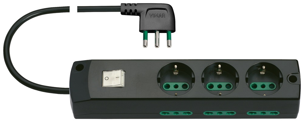 Presa mult.3P30+6P17/11+int.+S1790Â°nero 