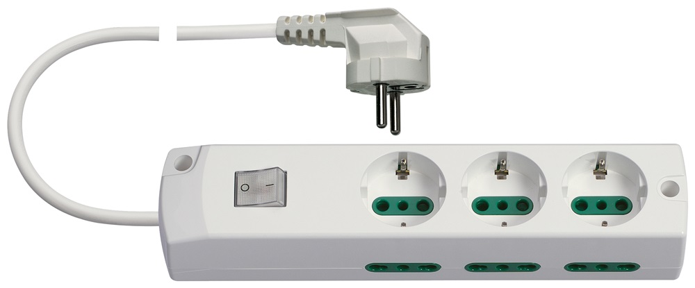 Presa mult.3P30+6P17/11+int.+S3190Â° b.co 