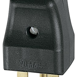 Spina 2P+T 15A USA nero 