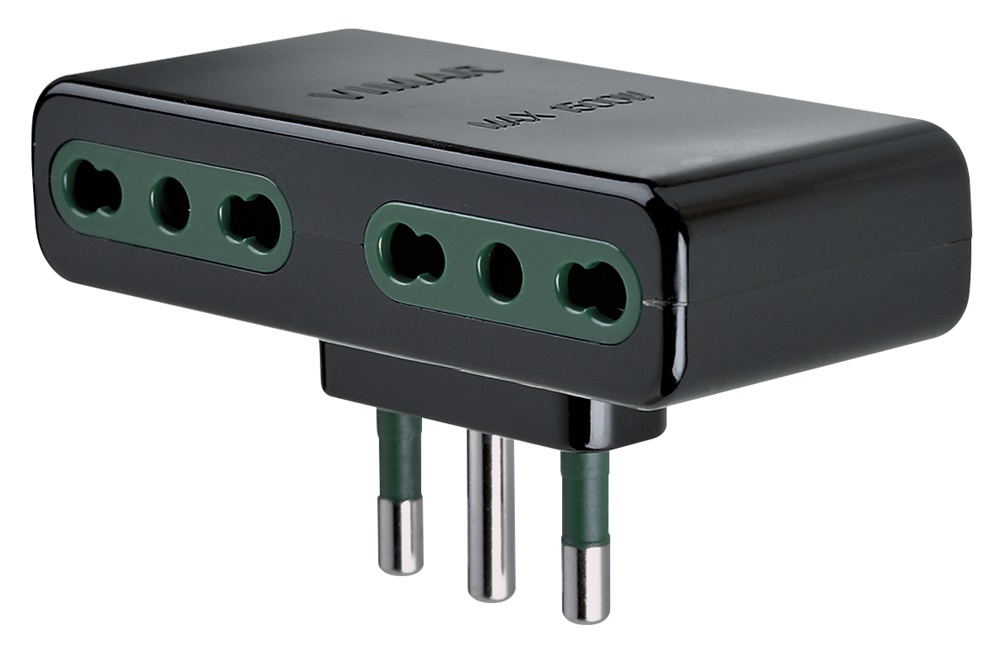 Adattatore mult. S17+4P17/11 nero 