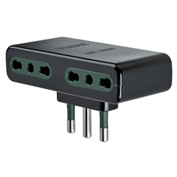 Adattatore mult. S17+4P17/11 nero 