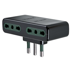 Adattatore mult. S17+4P17/11 nero 