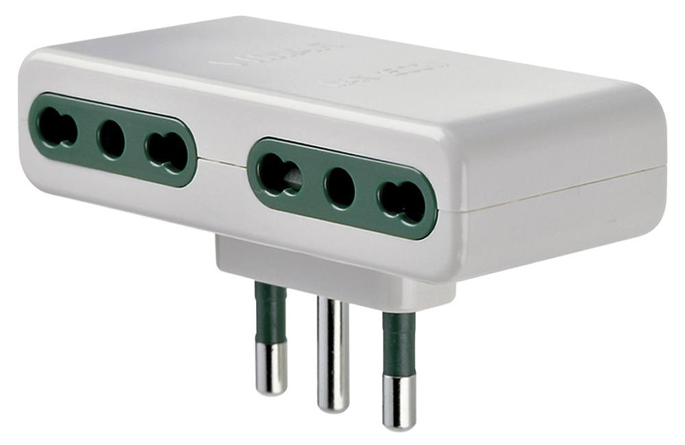 Adattatore mult. S17+4P17/11 bianco 