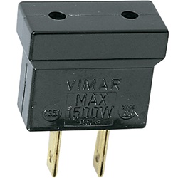 Adattatore 2P USA - P10 nero 
