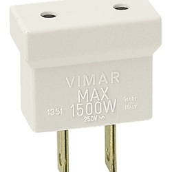 Adattatore 2P USA - P10 bianco 