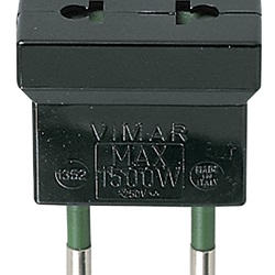 Adattatore S10 - USA+EU nero 