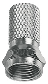 Connettore coassiale TV-RD-SAT maschio tipo F 75 ohm per cavo RG59 ø7 mm