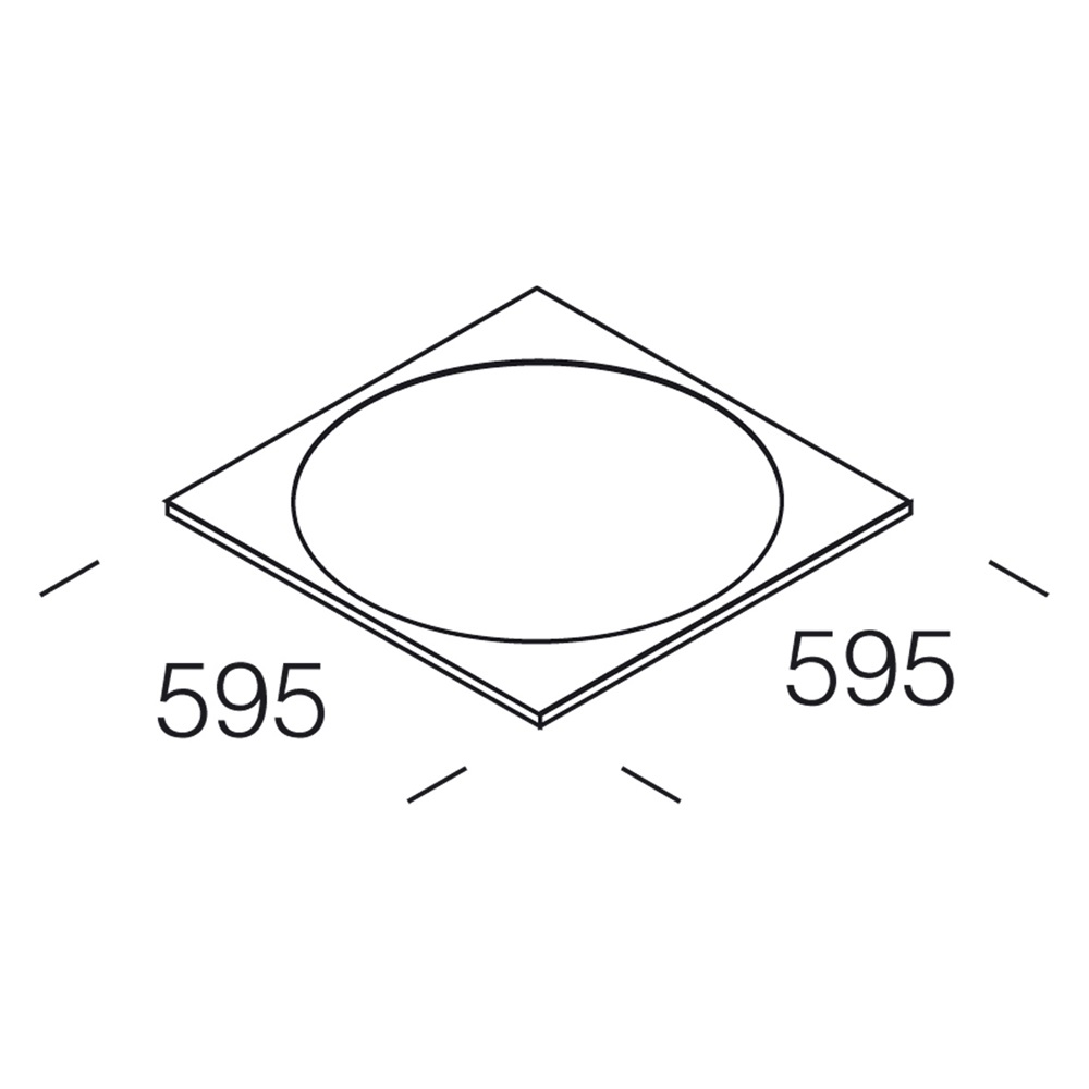 PANNELLO 1161 595X595MM BIANCO