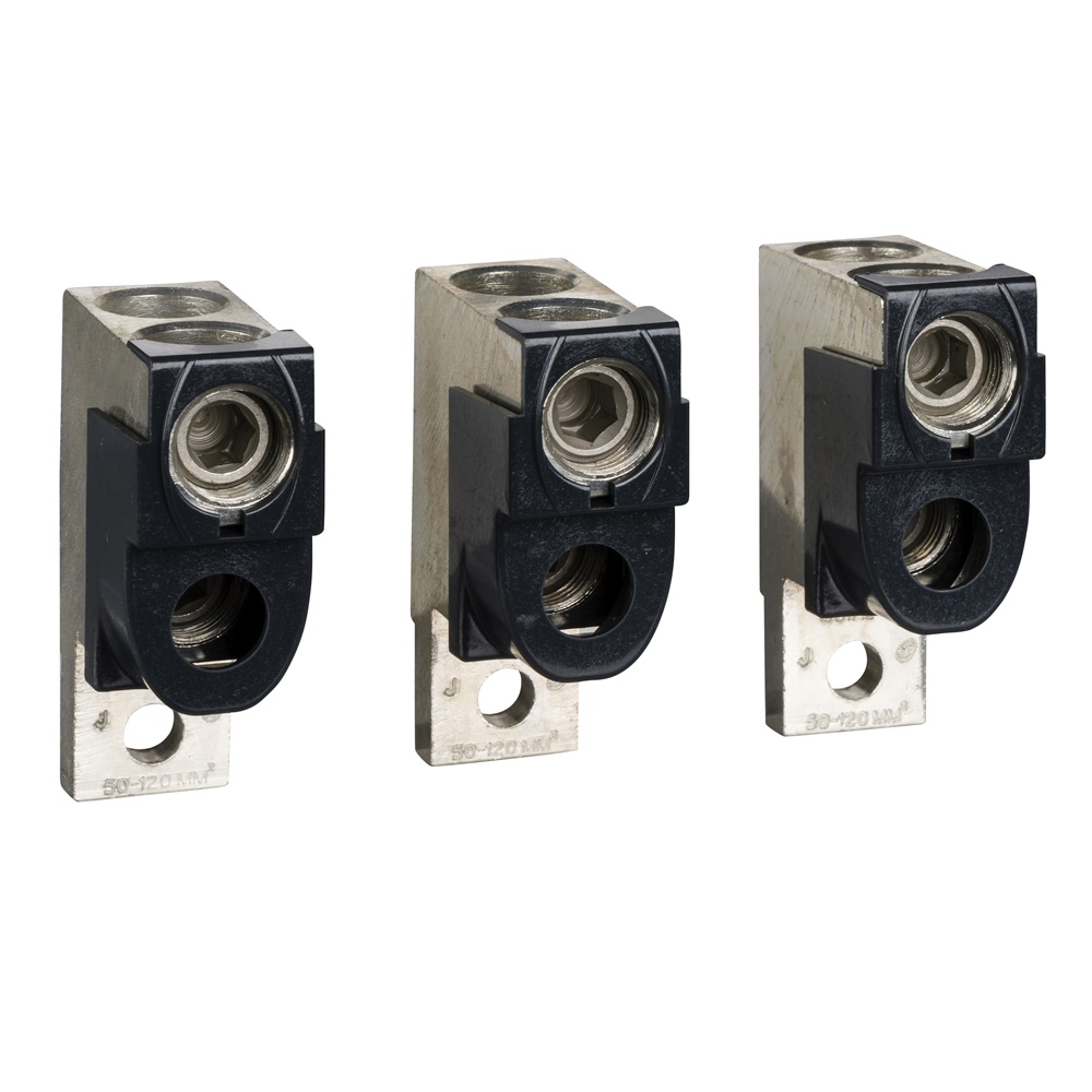 Connettori alluminio 3 pezzi 2 cavi 50-120 mm² per NSX100-250 Compact EasyPact