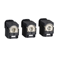 Morsetti in alluminio 3 pezzi per cavi 25-95 mm² Compact NSX100-250