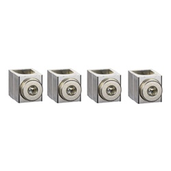 Connettori alluminio 4 morsetti 25-95 mm² per cavi nudi Compact NSX100-250