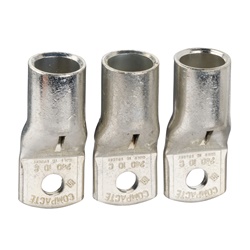 Capicorda rame 120 mm² 3 pezzi con separatori fase per quadri elettrici Compact NSX EasyPact FuPact