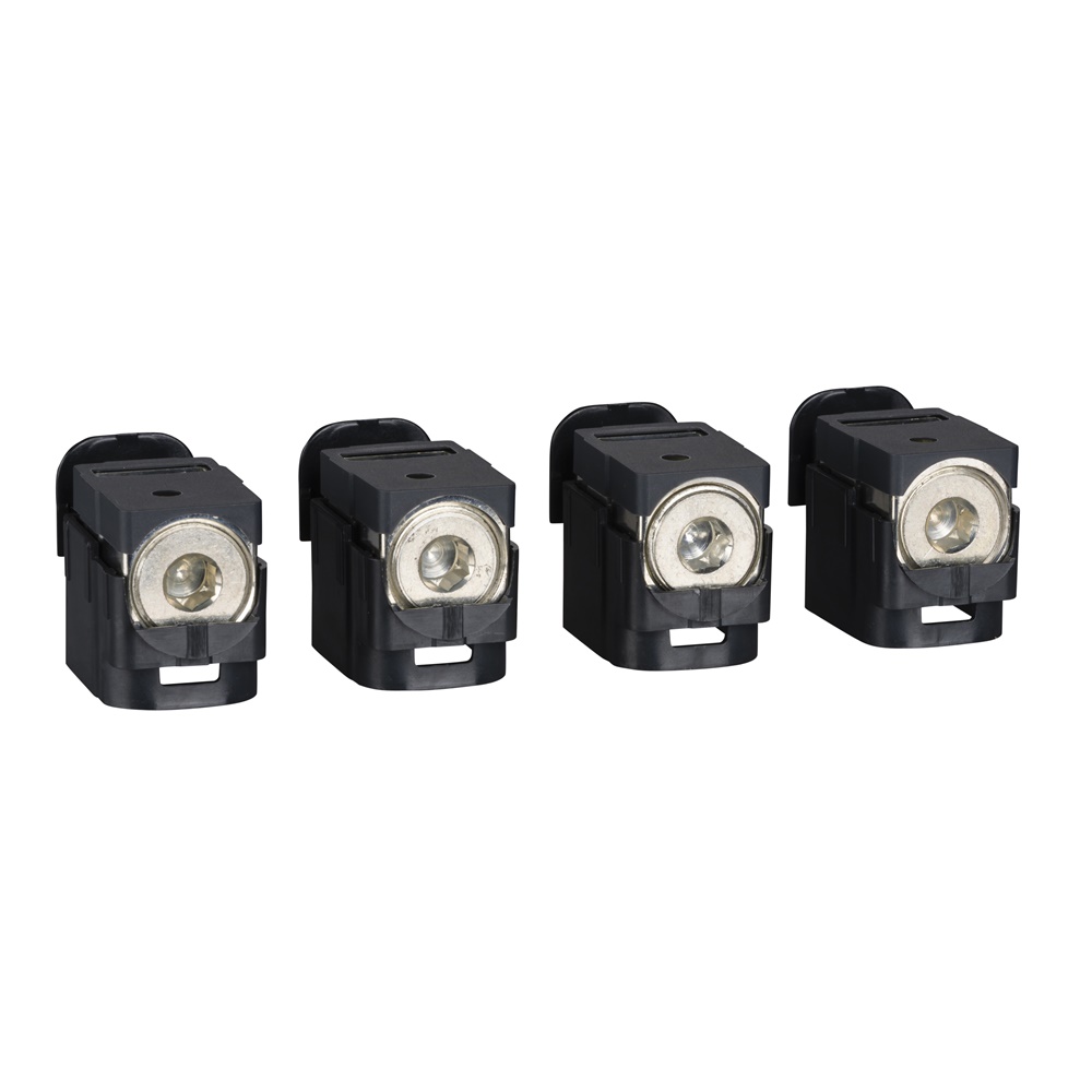 Connettori alluminio 4 morsetti per cavi 120-185 mm² per NSX100-250