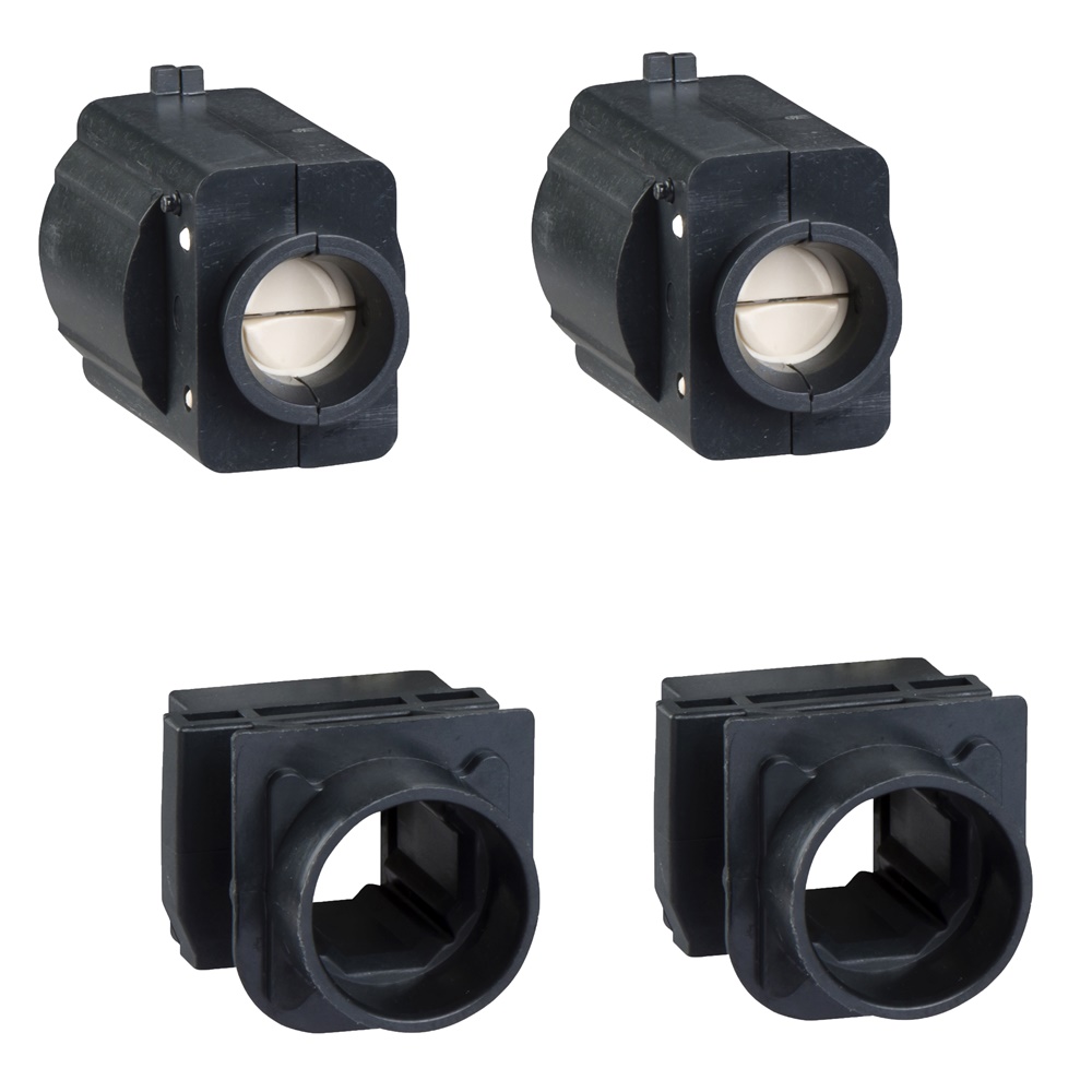 Otturatori IP40 set 2 pezzi accessori zoccolo interruttore Compact NSX100/250