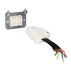 Connettore manuale 9 fili cablaggio ausiliari interruttori estraibili NSX100-630