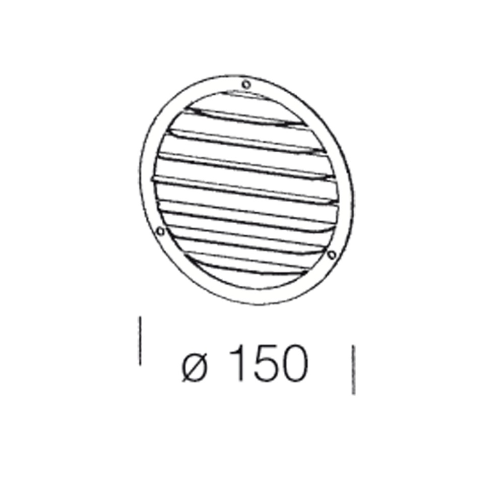 Schermo lamellare ELFO 190 nero per illuminazione LED design moderno risparmio energetico