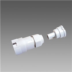 Innesto tubo 370 Ø20 mm grigio per impianti elettrici e illuminazione LED